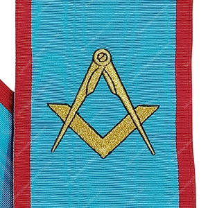 Regalia Masónica, Faja de Maestro del Rito Escocés, Delantal de Logia Azul ASSR - Faja Masónica para Ceremonias Masónicas - Product Image 2