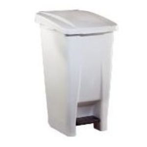 Contenitore per rifiuti bianco 60L. 1 unità. - Product Image 1