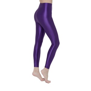 Mallas de Yoga de algodón 100% personalizadas al por mayor para mujer, mallas largas de cintura media para gimnasio, informales, transpirables, con bolsillos antibacterianos - Product Image 5