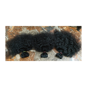 Collez moins d'extensions et de perruques de cheveux naturels bouclés profonds fabriqués à partir de 100% vrais cheveux vierges humains avec différents styles - Product Image 6