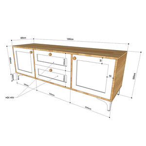 Moderno Mueble de TV de Lujo para Sala de Estar, 140x40x50cm, Madera de Caucho, Consola de TV Minimalista con LED Eléctrico para Comedor y Entretenimiento - Product Image 5
