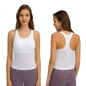 2024 mujeres Buttery suave algodón Spandex cómodo Fitness Tank Top mujeres Tank Top Oem servicio diseño personalizado hombres camiseta sin mangas - Product Image 3