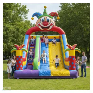 Tobogán Inflable Grande para Exteriores con Diseño de Payaso - Product Image 3