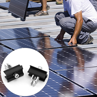 Colliers de fixation pour panneaux solaires – Collier central de montage rapide pour système photovoltaïque