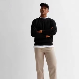 Sweat de luxe à col montant de haute qualité Sweat-shirt en coton biologique lourd Sweat-shirt à col rond surdimensionné vierge avec logo personnalisé - Product Image 1