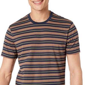 Ringer100 % algodón ropa de hombre Camisetas cuello redondo manga corta Camiseta Diseño a rayas para hombre verano ropa Casual 2025 - Product Image 2