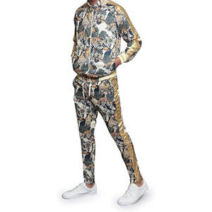 Men Full-Zip <b>Jacket</b> and Jogger Sweatpants Tracksuit Comfortable Workout Suit for Gym Training <b>Running</b> Blanc - Product Image 4