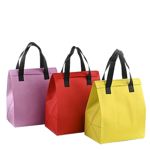 Bolsas de entrega de alimentos de tela no tejida reciclable CENPLAS NW-F con logo personalizado impreso - Product Image 5