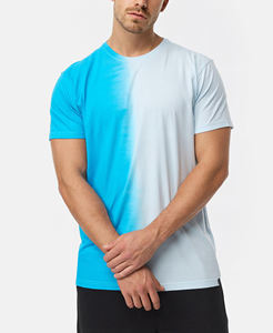 Camisetas de algodón informales de verano 100% para hombre, camisetas en blanco de nuevo estilo de Venta caliente con logotipo OEM personalizado estampado tejido de secado rápido - Product Image 6