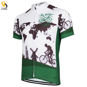 Maillot de cyclisme Pro Team en matériau léger et durable Maillot de vélo de route à compression sans couture avec impression par sublimation pour adultes - Product Image 2
