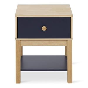 Kevin Simple minimaliste bleu naturel acajou Suar bois convertible extensible table de chevet Buffet armoire chambre meubles de maison - Product Image 3