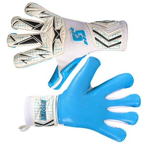 Professional Soccer Goalkeeper Gloves with Adjustable Wrist <b>Strap</b> and Latex <b>Finger</b> Protection - Product Image 6