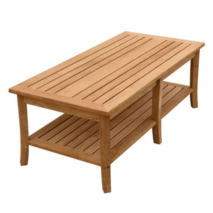 โต๊ะกาแฟทำจากไม้สักทรงสี่เหลี่ยมเซเนก้าดีไซน์ทันสมัยสำหรับลานบ้านกลางแจ้งห้องนั่งเล่นสำหรับโรงแรมโรงเรียน - Product Image 5