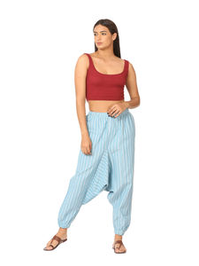 Pantalones Harem ecológicos de talla libre para mujer, ropa de calle de lona de seda con cordón de Yoga de Aladdin, estilo informal holgado con logotipo de invierno - Product Image 5
