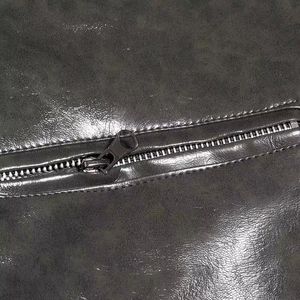 Chaqueta de Invierno para Hombre, de Moda, de Cuero y Lona, con Cuello Alto, Logotipo Frontal, Transpirable, en Varios Colores, del Mejor Proveedor - Product Image 5