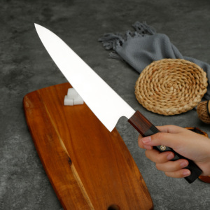 Wholesale Customized Premium Quality OEM ODM Damascus Steel Kitchen <b>Slicing</b> Chef Knife <b>Wooden</b> Handle Meat Fish Handmade - Product Image 5