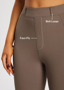 Vente en gros de vêtements équestres, culottes à fond intégral, leggings d'équitation en silicone pour femmes, culotte d'équitation avec poche - Product Image 6