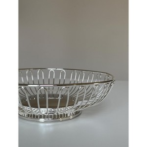 Low MOQ Vintage stainless steel round wire basket, vintage metal fruit basket, vintage metal bowl, vintage tableware - Product Image 3