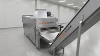 Machine de torréfaction à bande continue SUISER MAKINE 80 kg/h en acier inoxydable, électrique