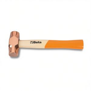 Marteau à tête en cuivre avec manche en bois - Product Image 2