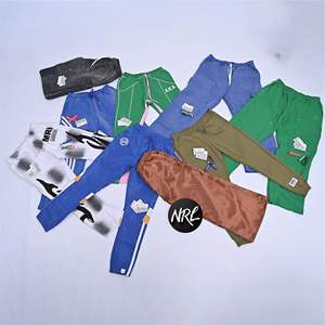 Venta al por mayor de ropa de calle personalizada de algodón pesado apilado acampanado correas laterales pantalones de pierna ancha pantalones de chándal para hombres y trosars - Product Image 4