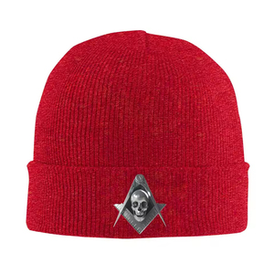 Gorro de punto Freemason Widows Son para mujeres y hombres, gorros de otoño e invierno, gorro cálido masónico, gorros de punto personalizados Regalia - Product Image 2