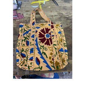 New Suzani Boho Vintage Shoulder <b>Tote</b> Hand Embroidered Cotton <b>Canvas</b> Bucket <b>Bag</b> Dual Handle <b>Women's</b> Shopping Gift <b>for</b> Daily Use - Product Image 1