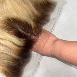 ชุด2025สำหรับต่อผมมนุษย์สีออมเบรช่อผมสำหรับเด็กผมหยิกจากเวียดนาม - Product Image 5