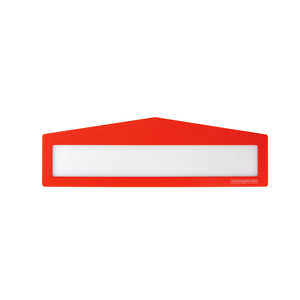 LongLife Trasparente - Marcatura del Pavimento Finestra del Pavimento - Freccia, autoadesiva, Rossa, 10 pz. / Confezione. - LG-K - Product Image 1
