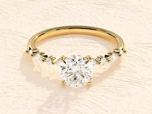 Anillo de Plata de Ley 925 Moissanite original IGI certificado D Color VVS claridad corte brillante solitario compromiso joyería fina - Product Image 2