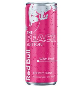 Red Bull Edición Verano Melocotón Blanco Lata de 250ml - Bebida Energética de Temporada de Alta Rentabilidad para Comodidad y Venta en Línea - Product Image 5