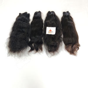 Faisceaux soyeux et droits de dentelle vietnamiens non traités à double tirage Tressage vietnamien Extensions de cheveux humains non traités - Product Image 5