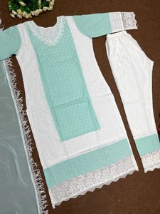 Designer élégant Salwar Kameez avec Dupatta pour les mariages, les festivals, les fêtes et les fonctions traditionnelles - Product Image 4