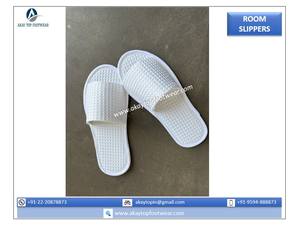 รองเท้าแตะสำหรับใส่ในห้องทำจากผ้าฝ้ายวาฟเฟิล50% โพลีเอสเตอร์50% ดีที่สุดจากผู้ผลิตรองเท้าแตะสำหรับใส่ในฤดูร้อนพื้นนุ่มสำหรับโรงแรม - Product Image 6