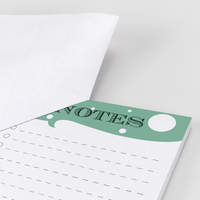 Blocs-notes adhésifs personnalisés pour bureau, conception à déchirure facile, couverture imprimée en couleur, blocs-notes épais pour prise de notes, fabrication en usine