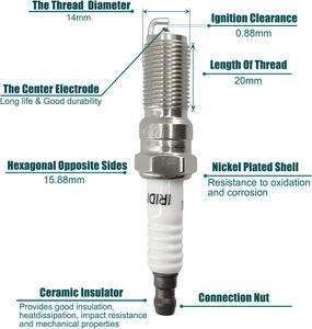Nhà Máy bán hàng trực tiếp Iridium bugi SP-411 ayfs22fm qh6rtis <span class=keywords><strong>5019</strong></span> mofsp411 cho FORD FIESTA Quá Cảnh kết nối thoát Fusion - Product Image 3