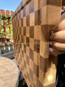 Planche à découper en bois au design unique de haute qualité pour les blocs de charcuterie d'ustensiles de cuisine d'hôtel et de restaurant de FWE - Product Image 5