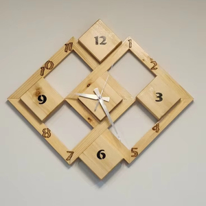 ELEVATE CUSTOMIZED WOODEN WALL CLOCK FOR ELEGANT HOME DECOR MODERN Bamboo Body with Natural Rosh for Wedding - Product Image 4
