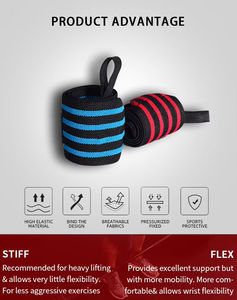 Ceinture réglable personnalisée en usine, protection de levage, vente de sangles de résistance, enveloppes de poignet de musculation respirantes - Product Image 4