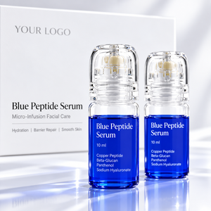 Suero para el Cuidado de la Piel con Péptidos Azules de Marca Privada, 50 ml, Equilibrio de Hidratación Facial, para Ampollas, Fabricante de Cosméticos OEM ODM, Cuerpo y Labios - Product Image 1
