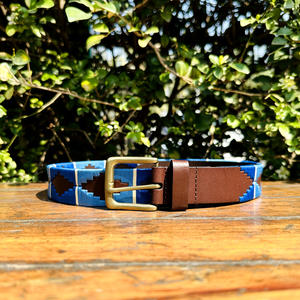 เข็มขัดโปโลหนังควายทำมือ, เข็มขัดโลโก้โก้35มม. ปรับแต่งสีได้ - Product Image 3