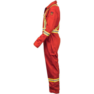 Combinaison de travail en polyester haute visibilité, combinaison de sécurité réfléchissante, combinaison industrielle haute visibilité, certifiée Oeko-Tex pour la construction - Product Image 2