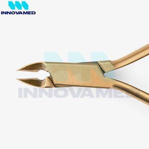 Buen proveedor, los mejores Alicates para uñas de acero inoxidable, removedor de cutículas afiladas, pinzas para cutículas duraderas portátiles, acabado dorado - Product Image 6