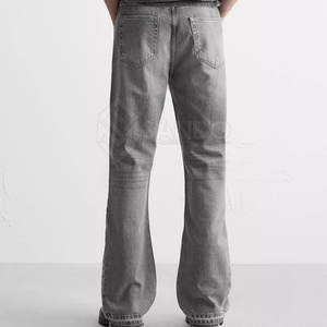 Pantalons évasés de couleur unie pour hommes Pantalons pour hommes lavés à l'extérieur Pantalons évasés aux meilleurs prix de vente pour hommes - Product Image 2