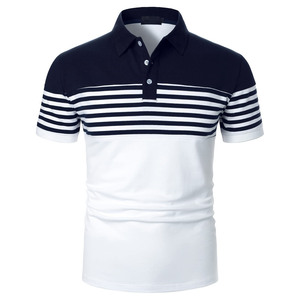 Custom Regular Fit Spandex Cotton Solid Casual Nonwoven Polo <b>Shirts</b> Clothing OEM ODM Turn-down Oversized Men's Polo <b>Shirts</b> - Product Image 1