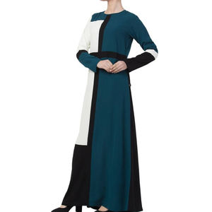 Abayas Islámicas de Manga Larga, Transpirables, Sólidas, de Alta Calidad, Estilo Personalizado, Moda Sencilla para Mujer, Venta al Por Mayor - Product Image 3