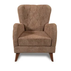 Gemütlicher Komfort Solo Sitz Plüsch Lounge Ergonomischer Sofas tuhl Entspannung Einsitzer Sessel Modernes Design Kompakte Wohn möbel