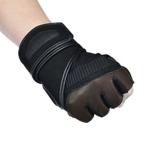 Guantes de gimnasio de poliéster para hombre con logotipo personalizado 2025, diseño sin dedos de excelente calidad para levantamiento de pesas, accesorios de Fitness al por mayor - Product Image 6