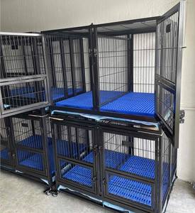 Cages et chambres pour animaux de compagnie de 48 pouces Stack avec couvercle ouvert et bol de nourriture - Product Image 5