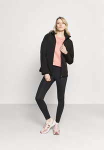 Venta al por mayor logotipo personalizado negro mujer Brenham chaqueta Softshell precio de fábrica mangas completas y a prueba de viento correr al aire libre chaquetas - Product Image 3